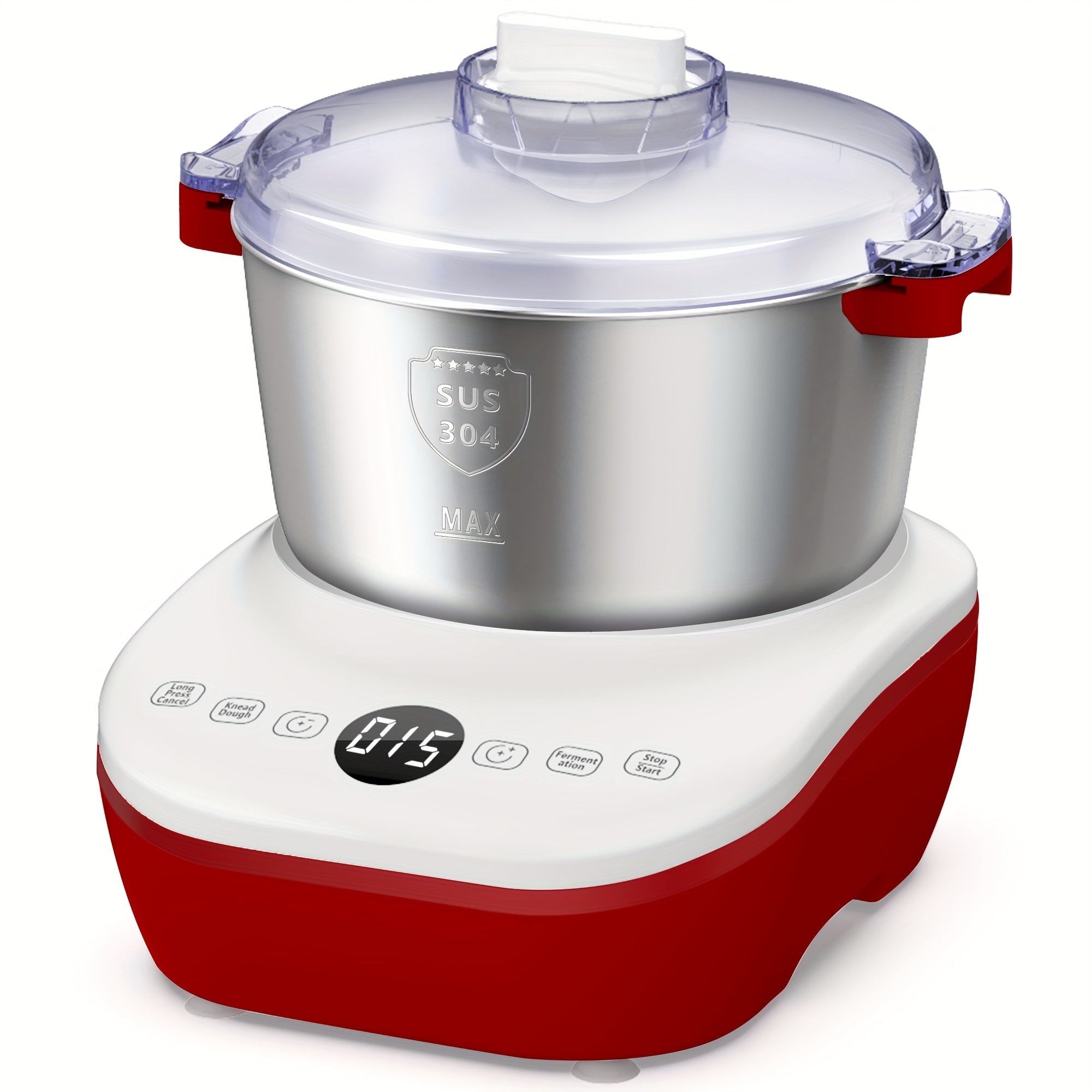 5QT /7QT Electric Dough Maker, Automatic Kneading & Proofing Machine, 304 Stainless Steel Bowl Hands‑Free Bread Dough Mixer