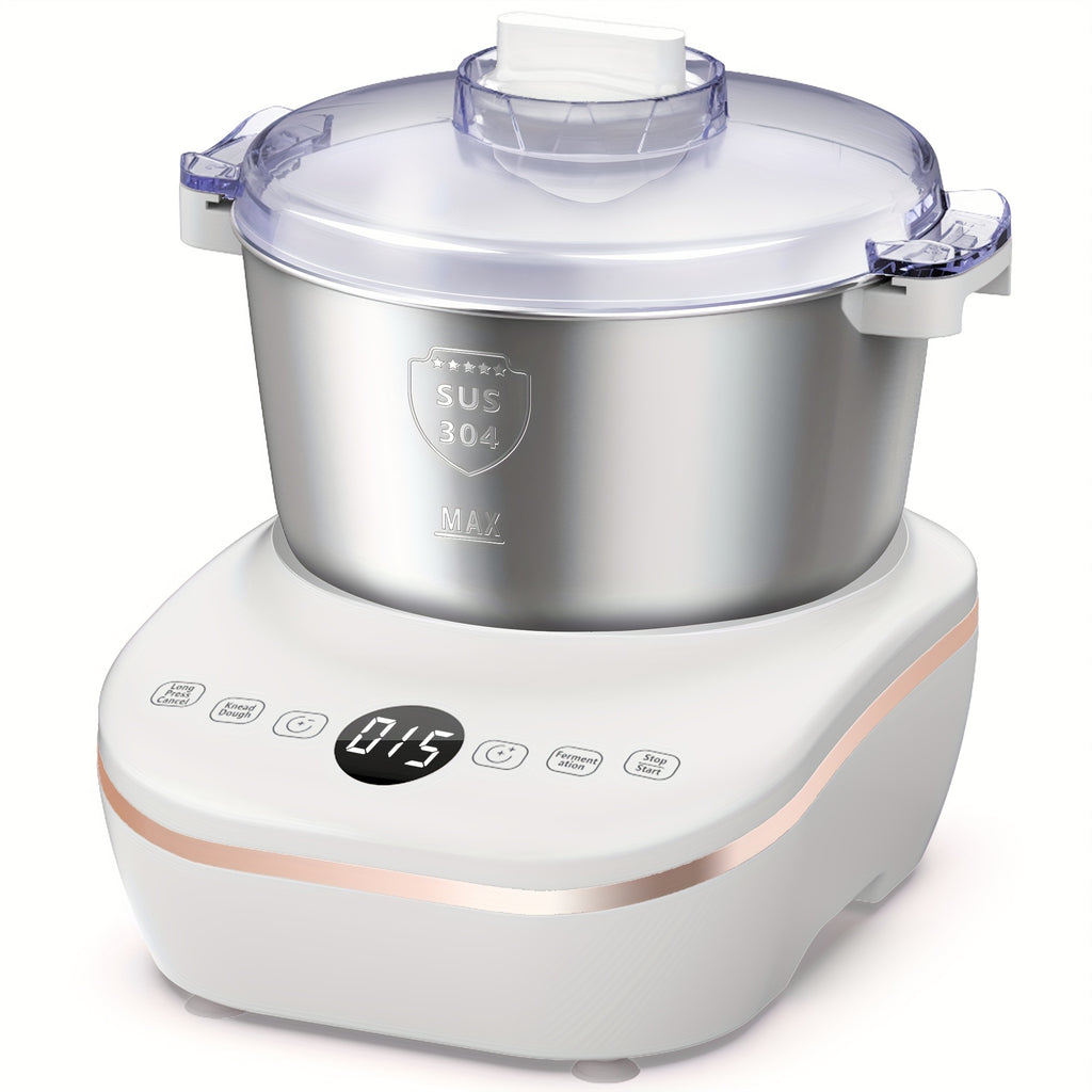 5QT /7QT Electric Dough Maker, Automatic Kneading & Proofing Machine, 304 Stainless Steel Bowl Hands‑Free Bread Dough Mixer